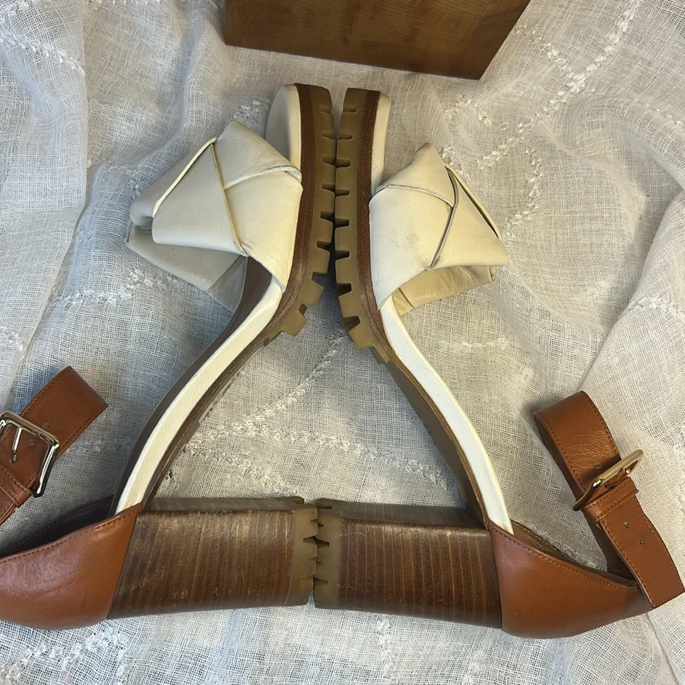 Marni leather heel sandals